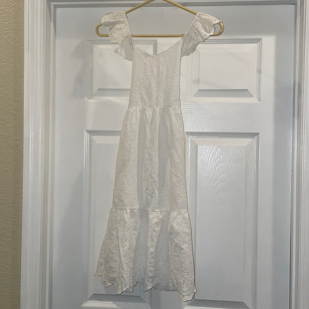 Zara kids white dress